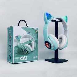 Cat Ear Wireless Bluetooth Headphones with LED Lights