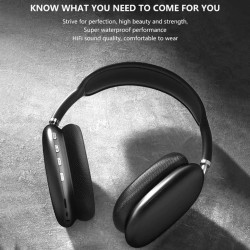 P9 Wireless Bluetooth Headphones with Mic Noise Cancelling Stereo Earphones