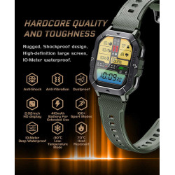 Sports Smartwatch with Bluetooth Calls,Fitness Watch,Heart Rate & Sleep Monitor/Blood Oxygen for Android iOS